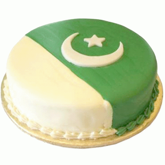 2Lbs Pakistan Flag Cake